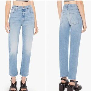 Mother The Ditcher Zip Flood Straight Leg Jeans Size 31 Love On The Beat